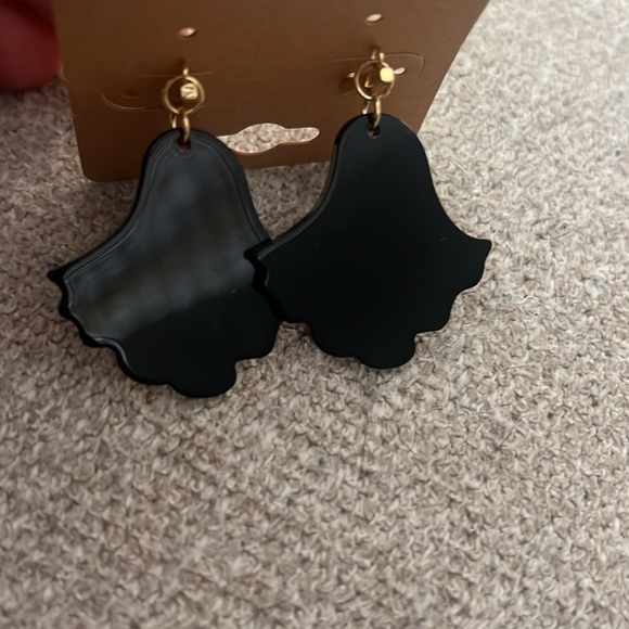 Floral Ghost Earrings $8 or 3 for $15 - Picture 3 of 4